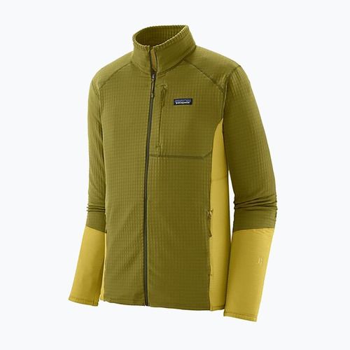 Кофта флісова чоловіча Patagonia R1 Hybrid graze green