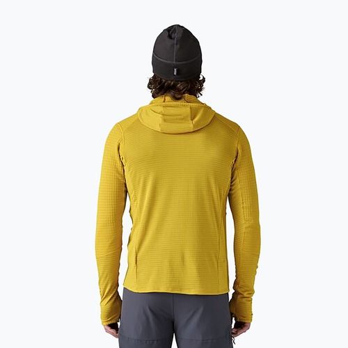 Чоловіча софтшелл куртка Patagonia R1 Hybrid Pullover Hoodie з капюшоном, комплект зелений