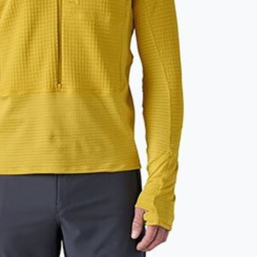 Чоловіча софтшелл куртка Patagonia R1 Hybrid Pullover Hoodie з капюшоном, комплект зелений