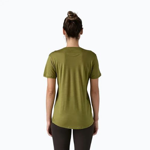 Футболка жіноча Patagonia Cap Cool Merino Blend Graphic Shirt fitz roy strata: rinsed green