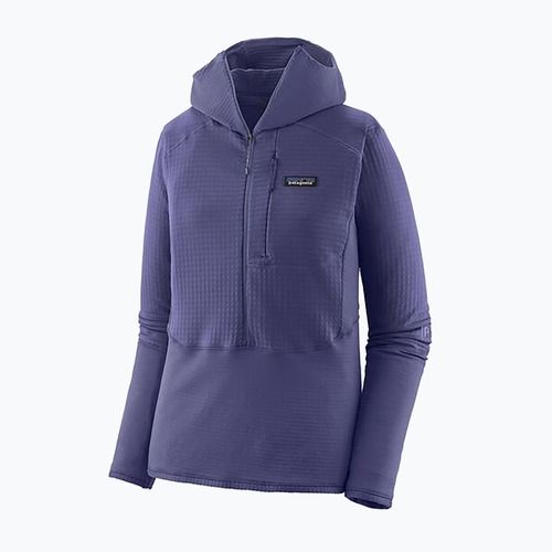 Жіноча софтшелл куртка Patagonia R1 Hybrid Pullover Hoody solstice фіолетовий