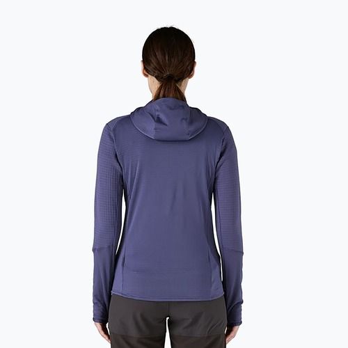 Жіноча софтшелл куртка Patagonia R1 Hybrid Pullover Hoody solstice фіолетовий