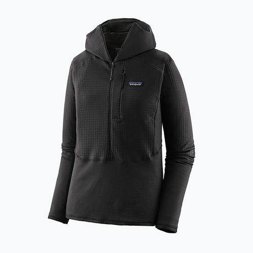 Жіноча софтшелл куртка Patagonia R1 Hybrid Pullover Hoody чорний