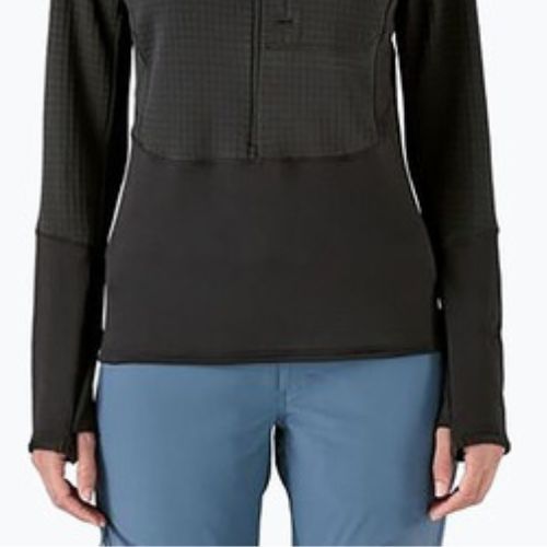 Жіноча софтшелл куртка Patagonia R1 Hybrid Pullover Hoody чорний