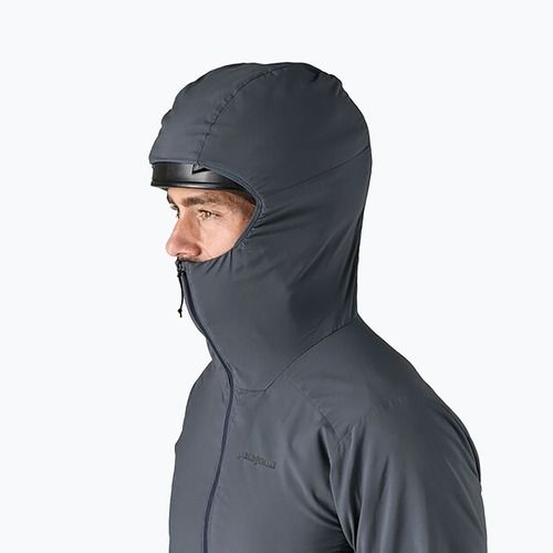 Чоловіча гібридна куртка Patagonia Nano-Air Ultralight Full-Zip Hoody кольору smolder blue