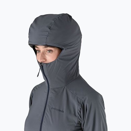 Жіноча гібридна куртка Patagonia Nano-Air Ultralight Full-Zip Hoody кольору smolder blue