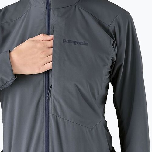 Жіноча гібридна куртка Patagonia Nano-Air Ultralight Full-Zip Hoody кольору smolder blue