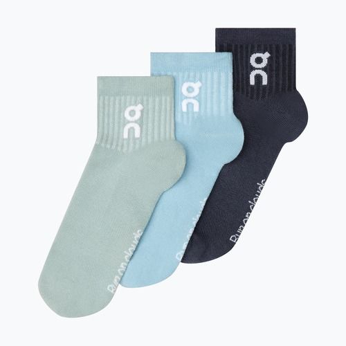 Шкарпетки On Logo Sock Mid 3 пари wash/navy