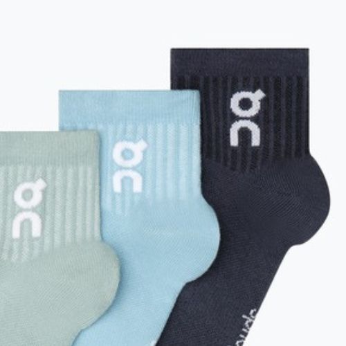 Шкарпетки On Logo Sock Mid 3 пари wash/navy