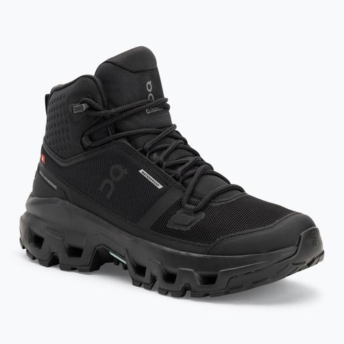 Черевики жіночі On Cloudrock Mid Waterproof black/black