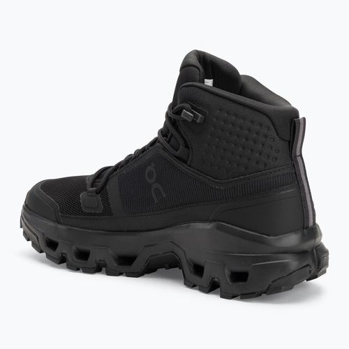 Черевики жіночі On Cloudrock Mid Waterproof black/black