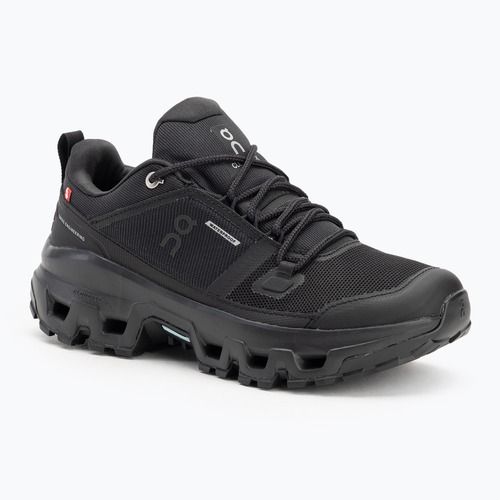 Черевики жіночі On Cloudrock Low Waterproof black/black