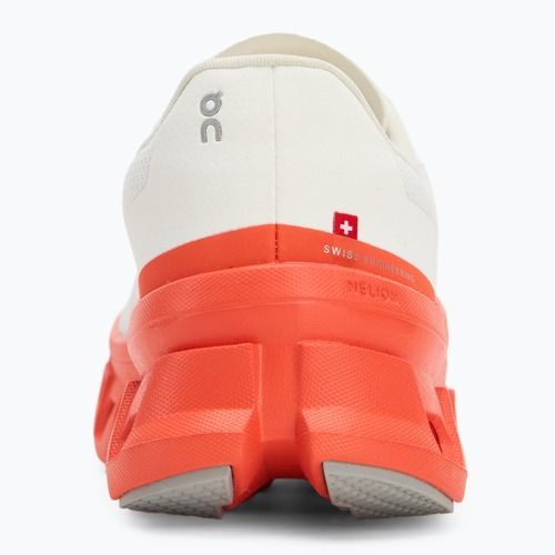 Кросівки для бігу жіночі On Cloudmonster white/flame