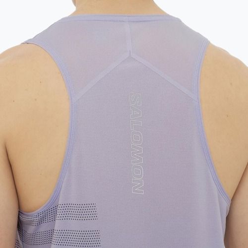 Топ для бігу чоловічий Salomon Sense Aero Singlet GFX cosmic sky