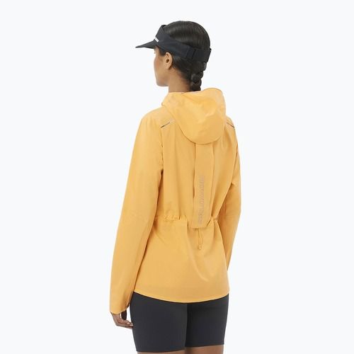 Куртка для бігу жіноча Salomon Bonatti Trail warm apricot