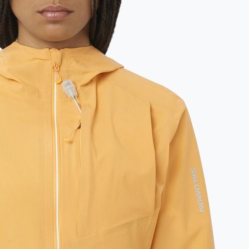 Куртка для бігу жіноча Salomon Bonatti Trail warm apricot