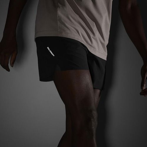 Шорти для бігу чоловічі Salomon SHAKEout Core 5" deep black