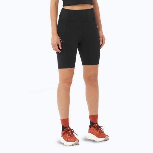 Шорти для бігу жіночі Salomon SHAKEout Bliss 8" deep black