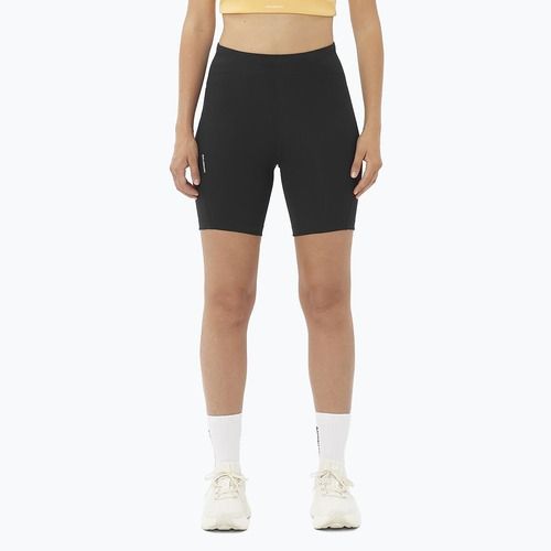 Шорти для бігу жіночі Salomon SHAKEout Core Tights 6" deep black
