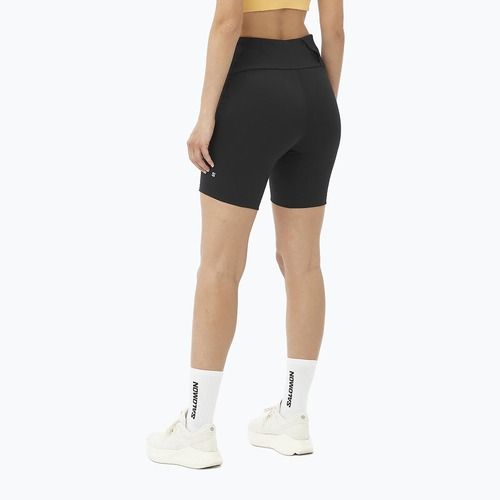 Шорти для бігу жіночі Salomon SHAKEout Core Tights 6" deep black