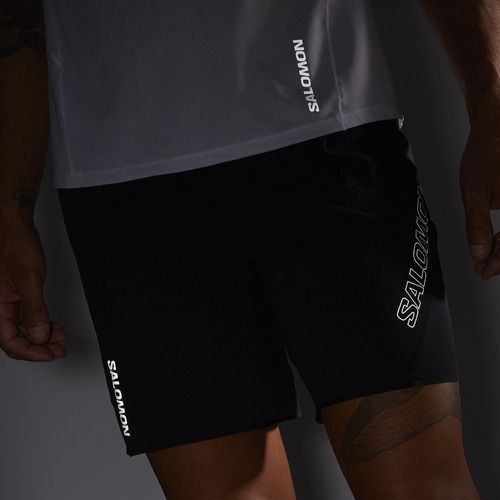 Шорти для бігу чоловічі Salomon Sense Aero 7'' deep black