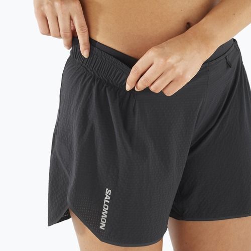 Шорти для бігу жіночі Salomon Sense Aero 5'' deep black / peris