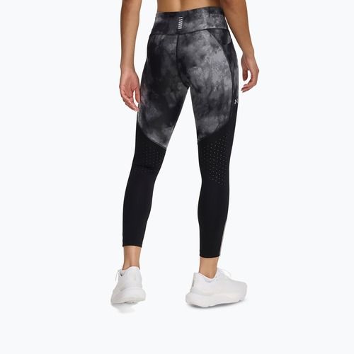 Легінси для бігу жіночі Under Armour Launch Printed Ankle black/reflective