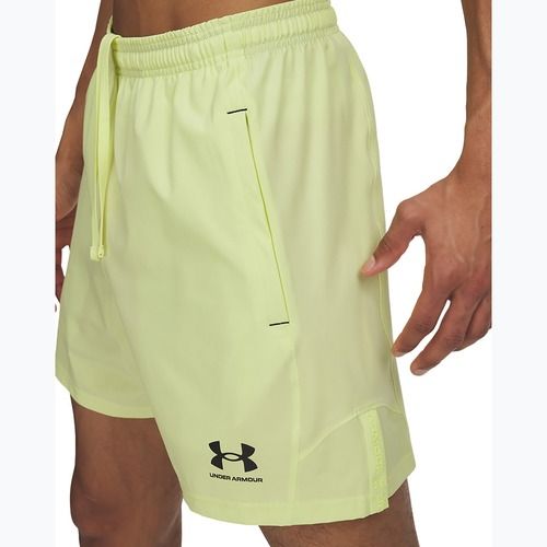 Шорти футбольні чоловічі Under Armour Challenger Pro Woven sonic yellow / black