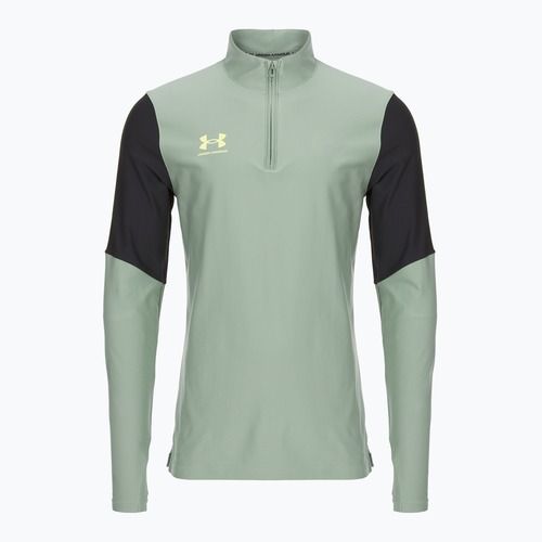 Кофта футбольна чоловіча Under Armour Challenger Pro 1/4 Zip silica green / black / sonic yellow