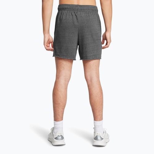 Шорти чоловічі Under Armour Rival Terry 6in castlerock/onyx white