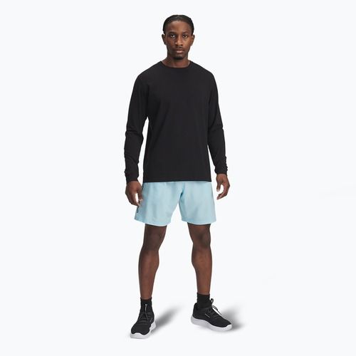 Шорти для тренувань чоловічі Under Armour Woven Wordmark stream/black