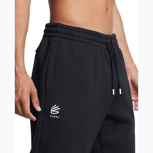 Штани чоловічі Under Armour Curry Splash Jogger black / white clay