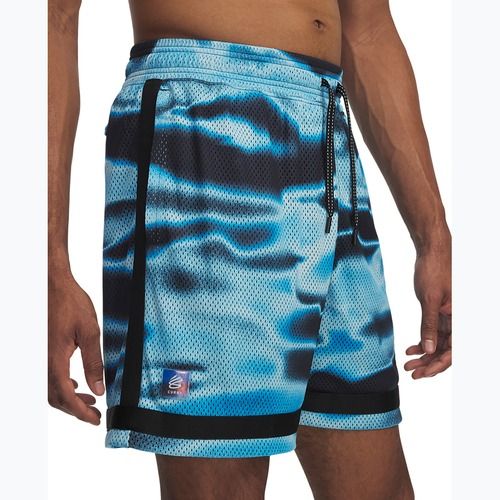 Шорти баскетбольні чоловічі Under Armour Curry Statement II midnight navy / stream