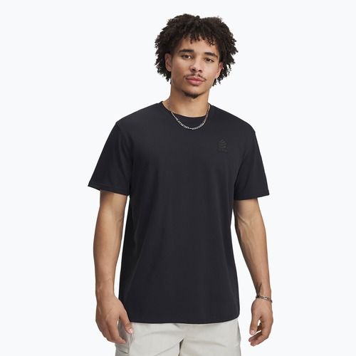 Футболка баскетбольна чоловіча Under Armour Curry Heavyweight Trend Tee black/black