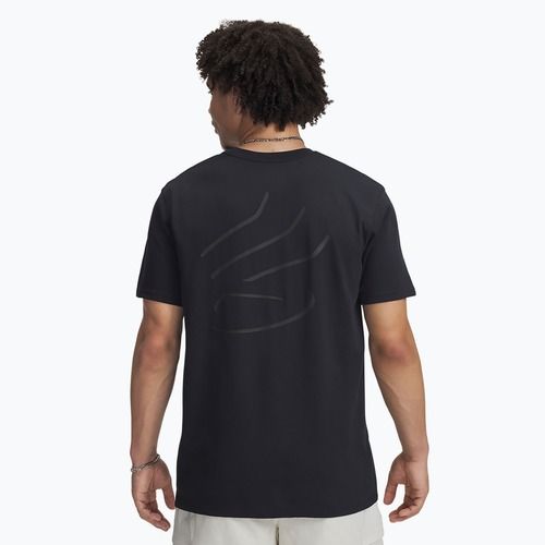 Футболка баскетбольна чоловіча Under Armour Curry Heavyweight Trend Tee black/black