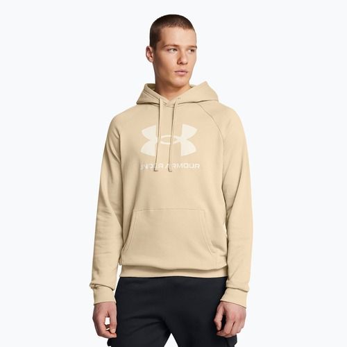 Кофта чоловіча Under Armour Rival Fleece Logo HD city khaki/summit white