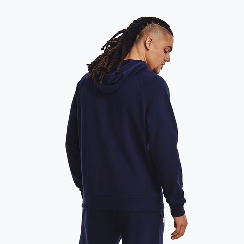 Кофта чоловіча Under Armour Rival Fleece Logo HD midnight navy/white