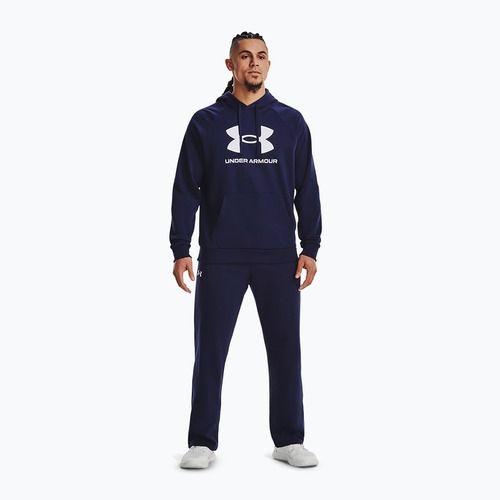 Кофта чоловіча Under Armour Rival Fleece Logo HD midnight navy/white