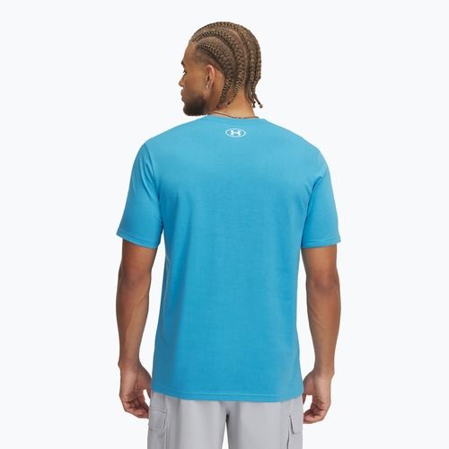 Футболка для тренувань чоловіча Under Armour ABC Camo Boxed Logo ether blue/white