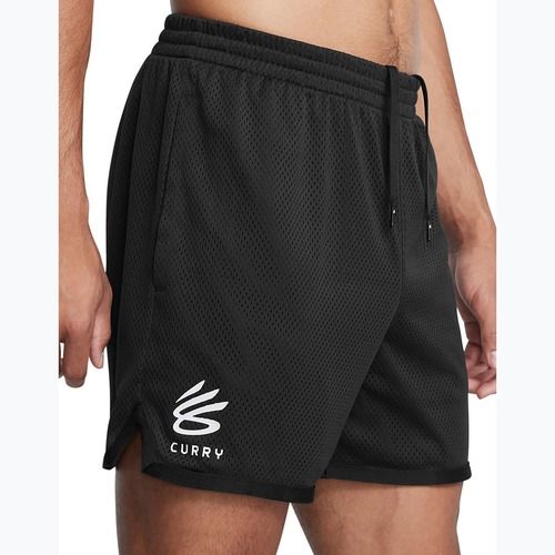 Шорти баскетбольні чоловічі Under Armour Curry Splash Short black / white clay