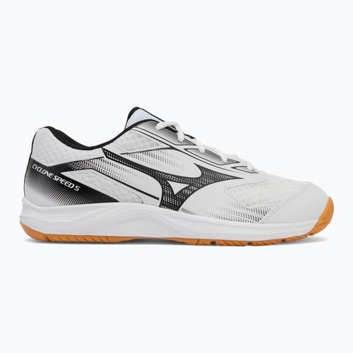 Кросівки волейбольні Mizuno Cyclone Speed 5 white/black/chamois
