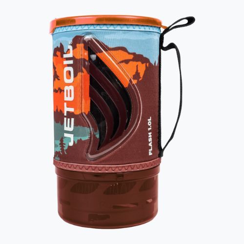 Туристична плита Jetboil New Flash Personal Cooking System з гірським ландшафтом