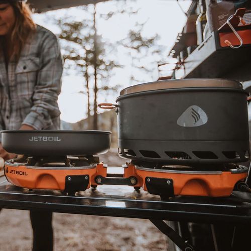 Вугільна туристична плита Jetboil Genesis Basecamp Cooking System