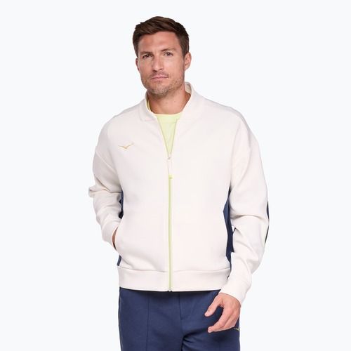 Куртка для бігу чоловіча HOKA Kaitoro Knit alabaster / versity navy