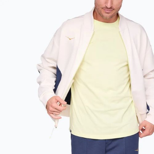 Куртка для бігу чоловіча HOKA Kaitoro Knit alabaster / versity navy