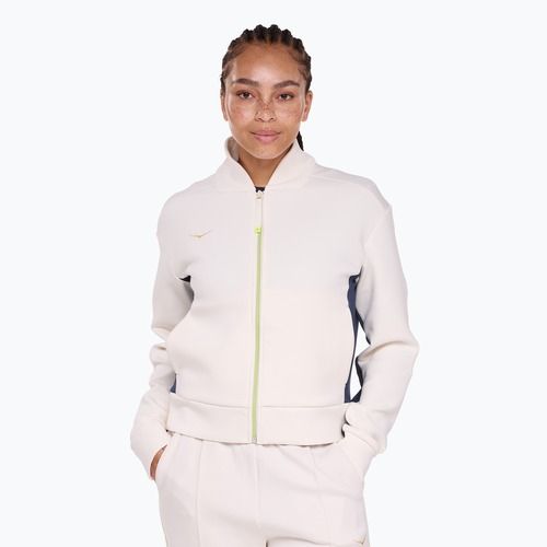 Куртка для бігу жіноча HOKA Kaitoro Knit alabaster / varsity navy