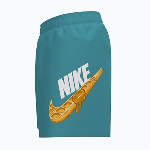 Шорти для плавання дитячі Nike Swoosh Waffle 4" Volley dusty cactus