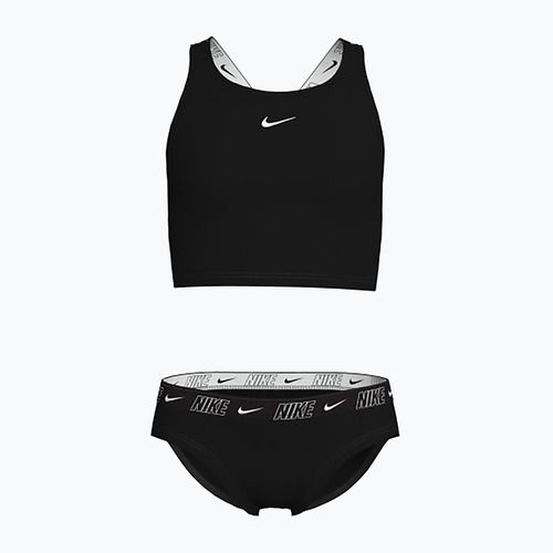 Купальник роздільний дитячий Nike Logo Tape Crossback Midkini black