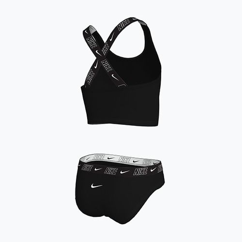 Купальник роздільний дитячий Nike Logo Tape Crossback Midkini black