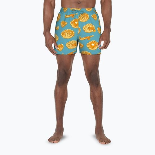 Шорти для плавання чоловічі Nike Multi Print 5" Volley dusty cactus